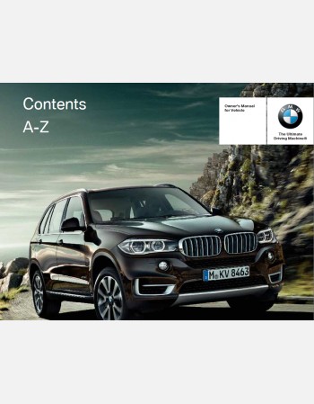 bmw x5 2016 owners manual